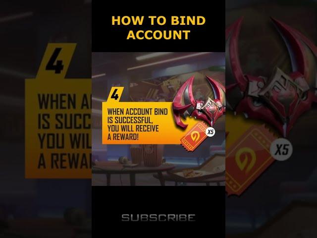 how to bind free fire account with facebook and gmail  #shorts