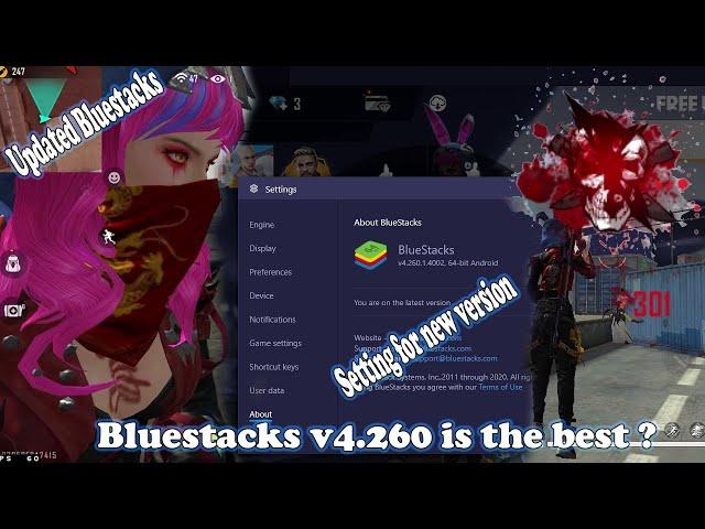 New Bluestacks v4.260.1.4002 Nougat 7.1 64-bit & Setting