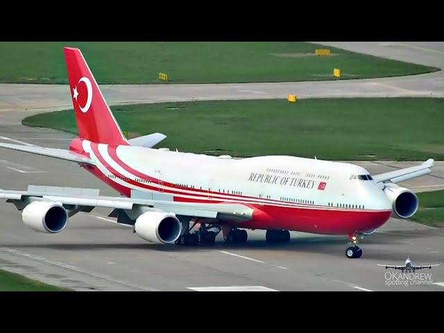 Turkish One Boeing 747-8i борт номер один Президент Эрдоган в Сочи.