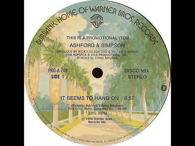 Ashford & Simpson - It Seems To Hang On (Ronnie B Mix)