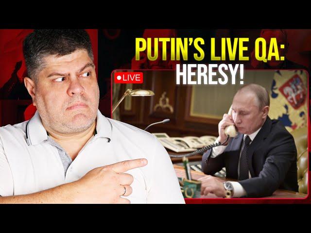 Putin's Live TV QA Broadcast EXPOSED!