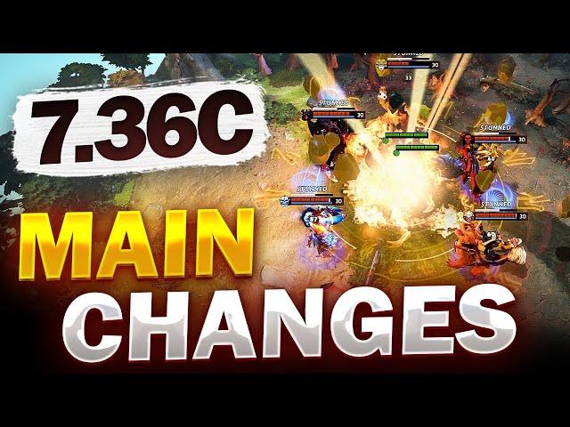 Dota 2 NEW 7.36c Patch - Main Changes!