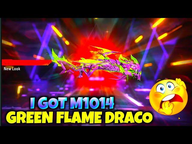 EVO GUN M1014 GREEN FLAME DRACO RETURN PAKISTAN SERVER 2024 | FREE FIRE EVO M1014 RETURN 2024 |