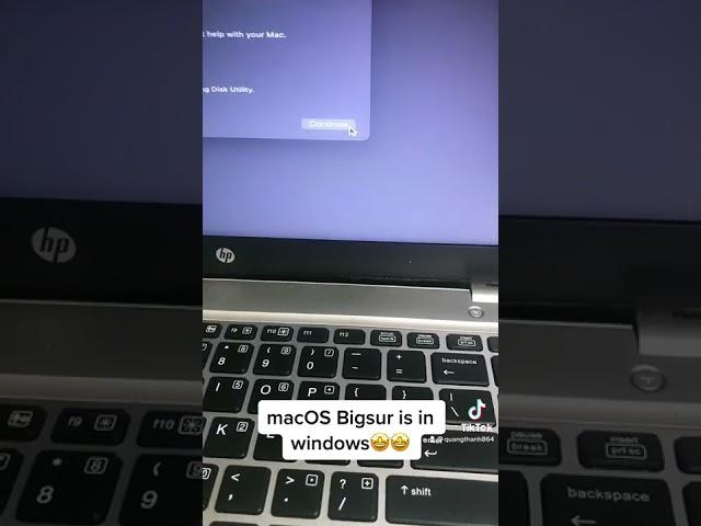 Oh I installed macOS in hp folio 9470m