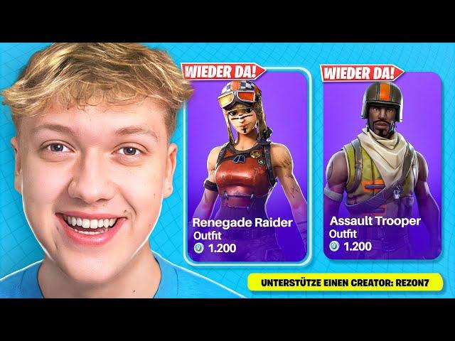 DIE *OG SKINS* IN FORTNITE SIND ZURÜCK!  (Renegade Raider...)