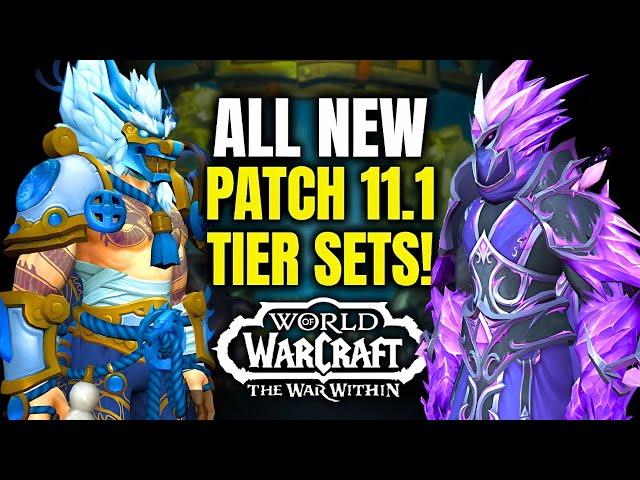 ALL NEW Season 2 Class Tier Sets REVEALED For Patch 11.1!! PvP & PvE | WoW War Within | Undermine