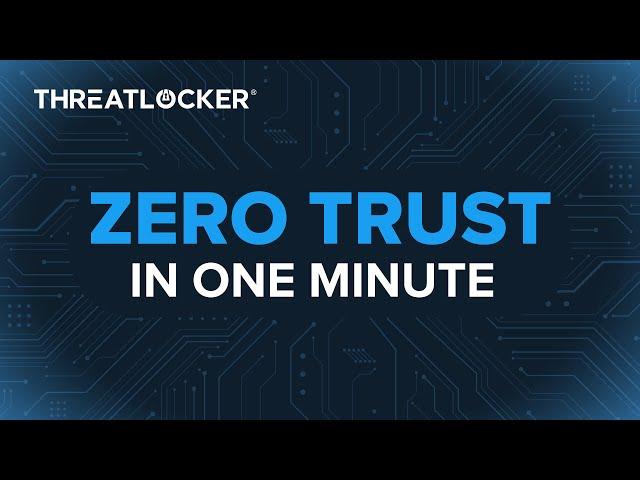 Zero Trust Frameworks Explained in 1 Minute