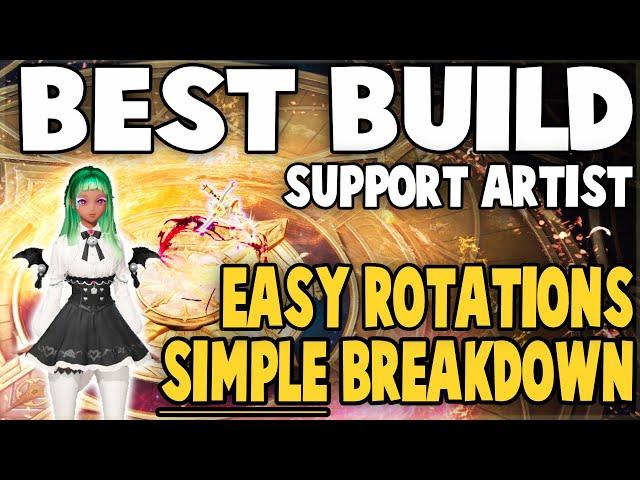 The ONLY Build You Need For Artist | Best Support in Lost Ark | Easy Breakdown of Skills | How To