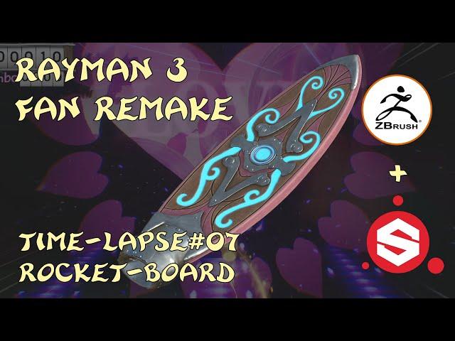 Teensie Highway Rocket-board | Rayman 3 fan Remake Time-lapse#07