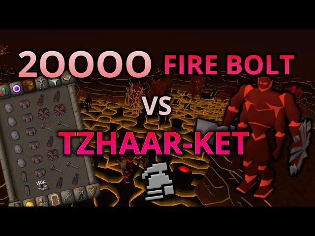 Loot From 20,000 Fire Bolts Vs TzHaar-Kets