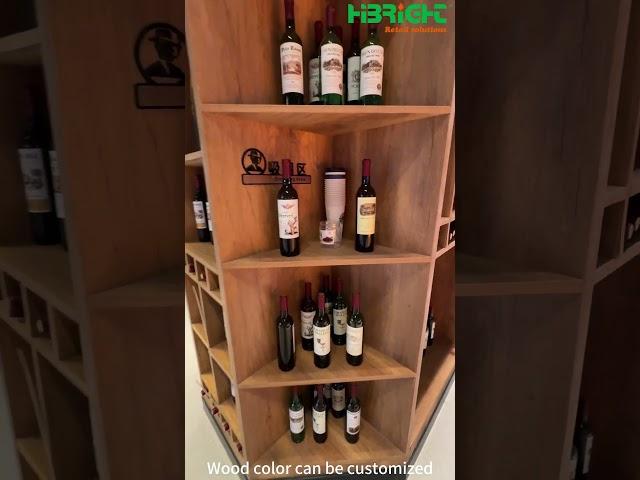 5 Sided Wine Display Rack，whatsapp:8613962299786