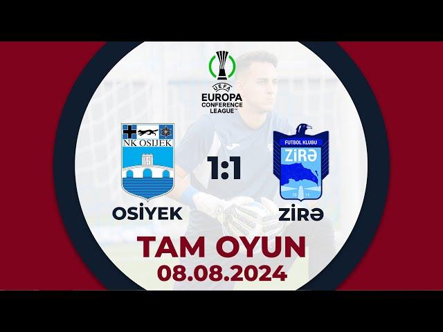 Osiyek 1:1 Zirə | UEFA Konfrans Liqası, 3-cü təsnifat mərhələsi | TAM OYUN