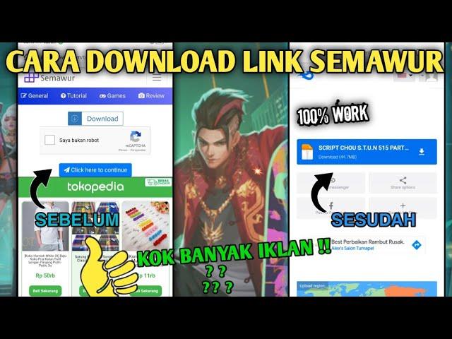 CARA DOWNLOAD LINK SEMAWUR 100% WORK