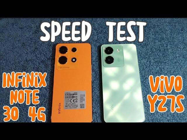 INFINIX NOTE 30 4G vs VIVO Y27s | Speed Test