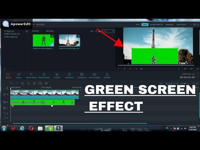 How to use Green Screen Effect on Filmora!!