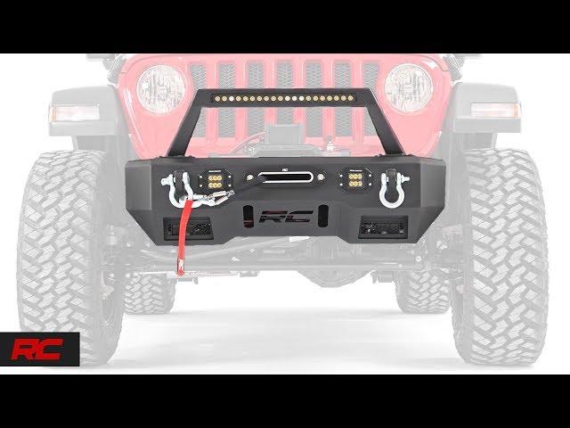 Jeep Wrangler JL Front Stubby LED Winch Bumper