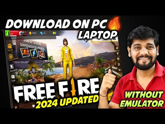 Free Fire - BUT Without Emulator  How To Download Free Fire Without Emulator In PC - Laptop 