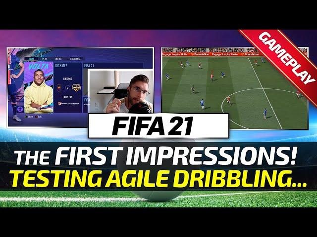 [TTB] FIFA 21 FIRST IMPRESSIONS - Legendary Difficulty | Testing Agile Dribbling | Comparison to PES