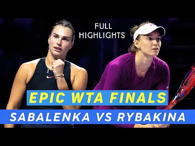 Aryna Sabalenka Vs Elena Rybakina • Forceful Epic Finals Full Highlights | Before Riyadh Finals 2024