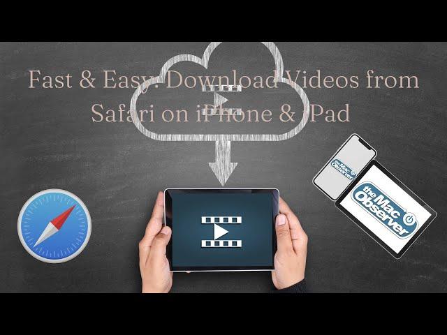 Fast & Easy:  Download Videos from Safari on iPhone & iPad