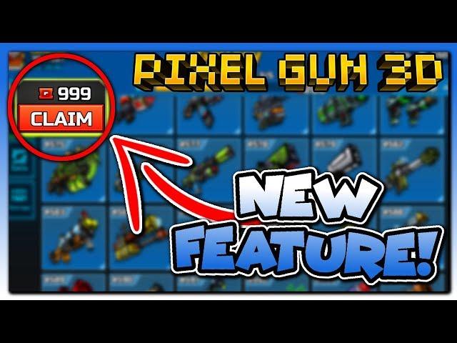 NOBODY Knows About This NEW FEATURE in Pixel Gun 3D!