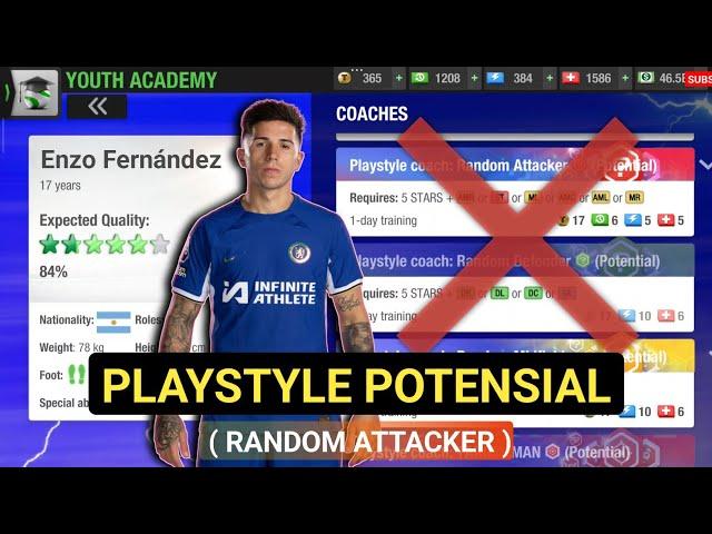 HOW TO INCREASE THE POTENTIAL OF RANDOM ATTACKING PLAYSTYLE IN YOUTH ACADEMY | TOP ELEVEN 2024