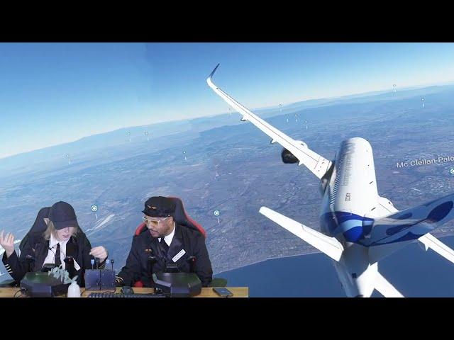 Nick and Malena Lost control of Twitch Chat's Plane!