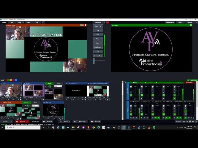 Vmix Call return program to green room tutorial -ADDENDUM