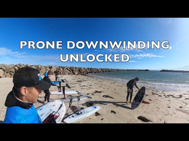 Prone downwinding unlocked with FoilDrive