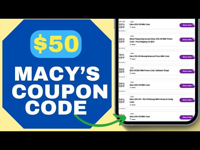 How to Get $50 Macy's Running Promo Code 2024