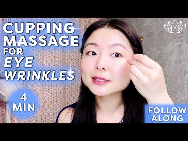 DAILY CUPPING MASSAGE FOR EYE WRINKLES/CROW'S FEET, PUFFINESS, DARK CIRCLES, EYE BAGS, SAGGING