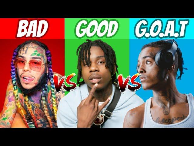 BAD vs GOOD vs GOAT Rappers! (2021)