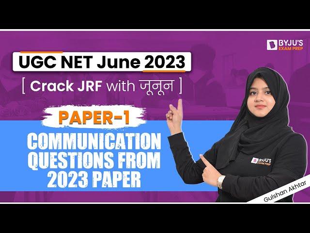 UGC NET June 2023 | UGC NET Paper 1 Preparation | Communication PYQs | Gulshan Mam