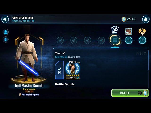 Jedi Master Kenobi Tiers 4-6 Guide
