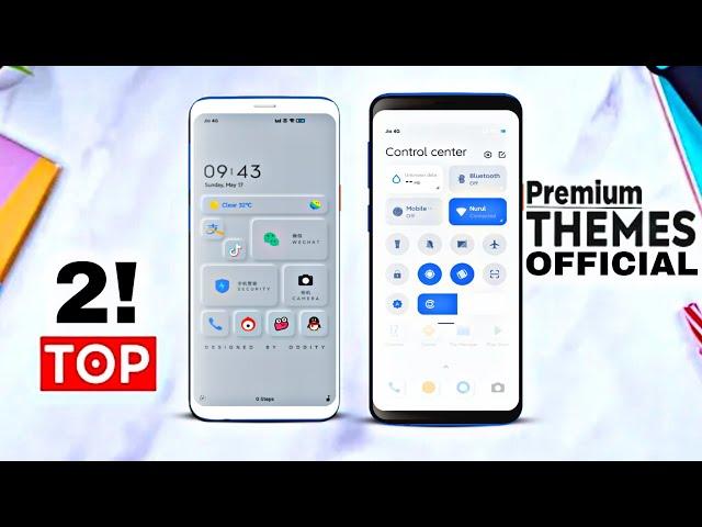 Top 2 MIUI 12 Premium Themes | Official Themes | Must Try Most Awaited Special Control Center Themes