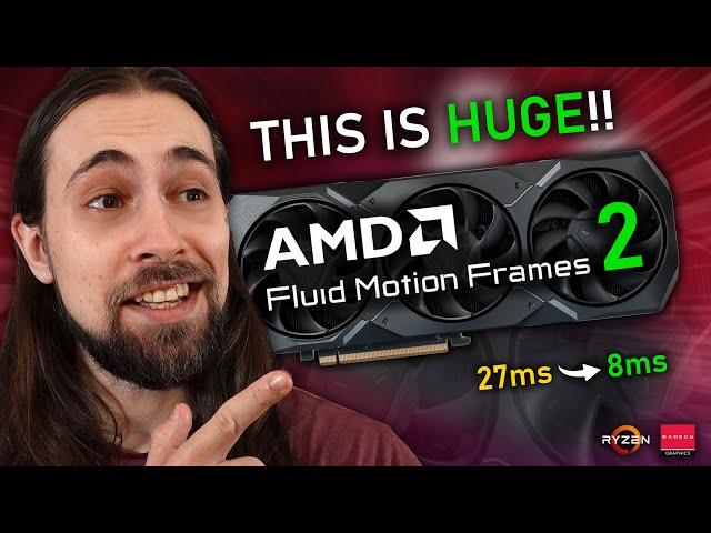 AMD Fluid Motion Frames 2 - Better Quality, Less Latency, Vulkan Support & More!!