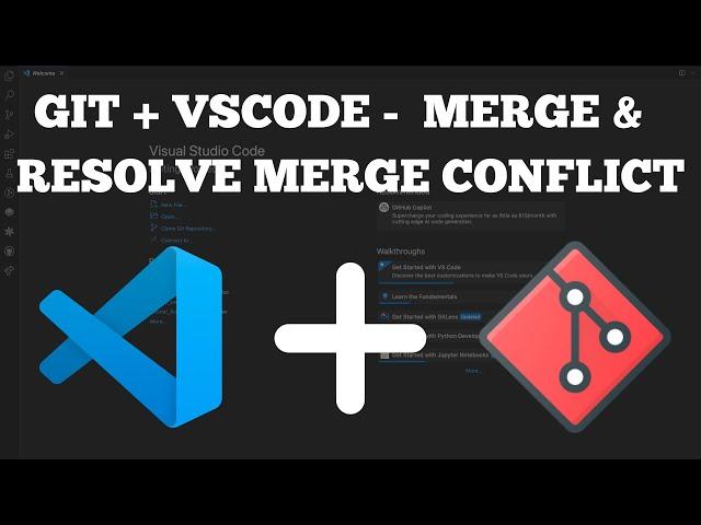 GIT Merge & Resolve Merge Conflict | How to merge & resolve merge conflict