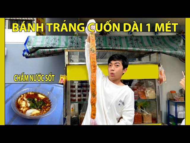 CrisDevilGamer ĂN BÁNH TRÁNG DÀI 1 MÉT | Tối nay ăn gì?