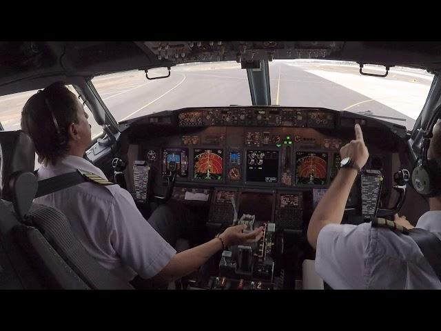 Boeing 737-800 - Start and Takeoff Procedure - Santiago de Chile -