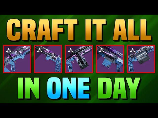 How I crafted ALL 5 Neomuna Weapons in ONE day (Neomuna Deepsight Farm Guide) 【 Destiny 2 】