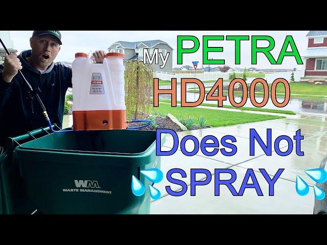 Petra HD4000 Expensive Sprayer Doesn’t Work Out Of The Box!