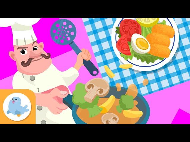 RESTAURANT Vocabulary for Kids ‍ Compilation