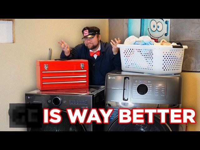 The BEST combo washer dryer in the world? Testing the GE Ultrafast vs. LG Combowash systems!