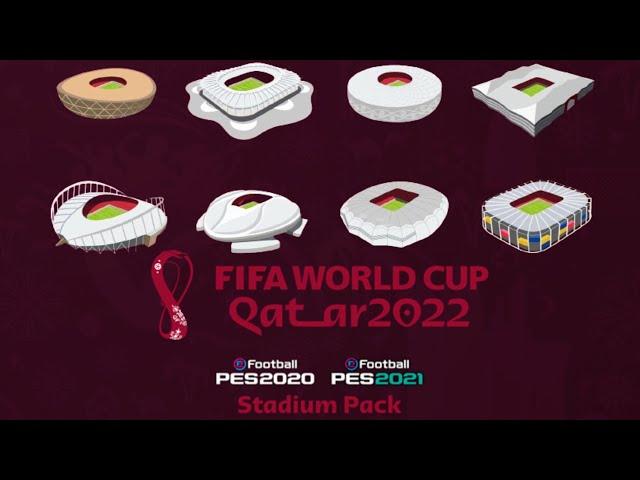 INSTALL WORLD CUP QATAR 2022 STADIUM PACK PES 2021 | #fifaworldcup2022 #pes2021