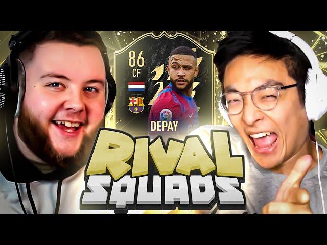 IF MEMPHIS DEPAY!!! Fifa 22 Rival Squads vs Itsjames!!!