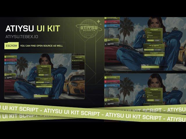 FiveM UI Kit Script - Enhance Your Server’s Interface | Aty Scripts
