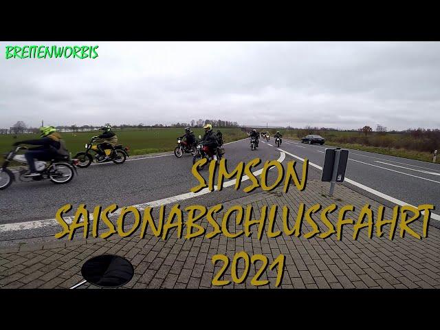 Simson Saisonabschlussfahrt 2021 | Breitenworbis | Datta |