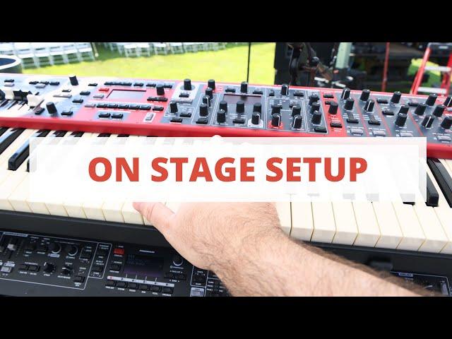 Live Stage Setup Tour - Nord Grand 2, Nord Stage 3, and MPC Key 37