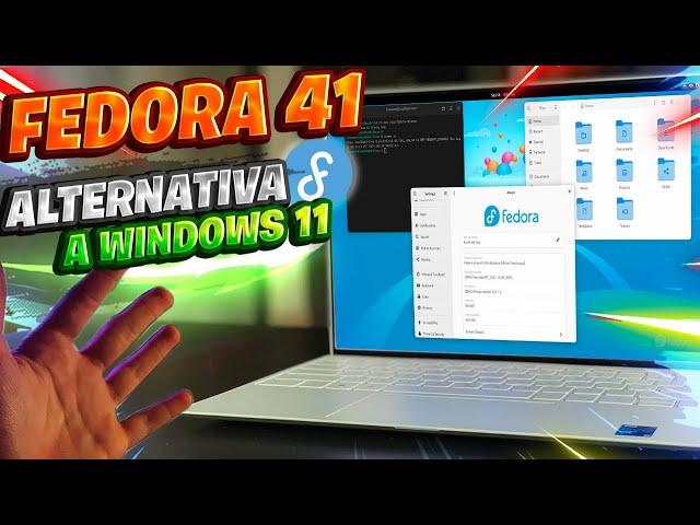 NUEVO! FEDORA 41 la MEJOR Distro de LINUX / Super ALTERNATIVA a Windows 11