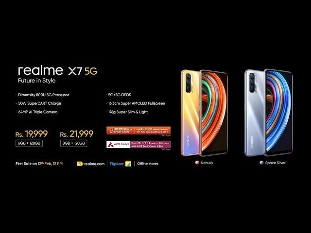 Realme X7 & X7 Pro Live Launch Event - Xperience The Future